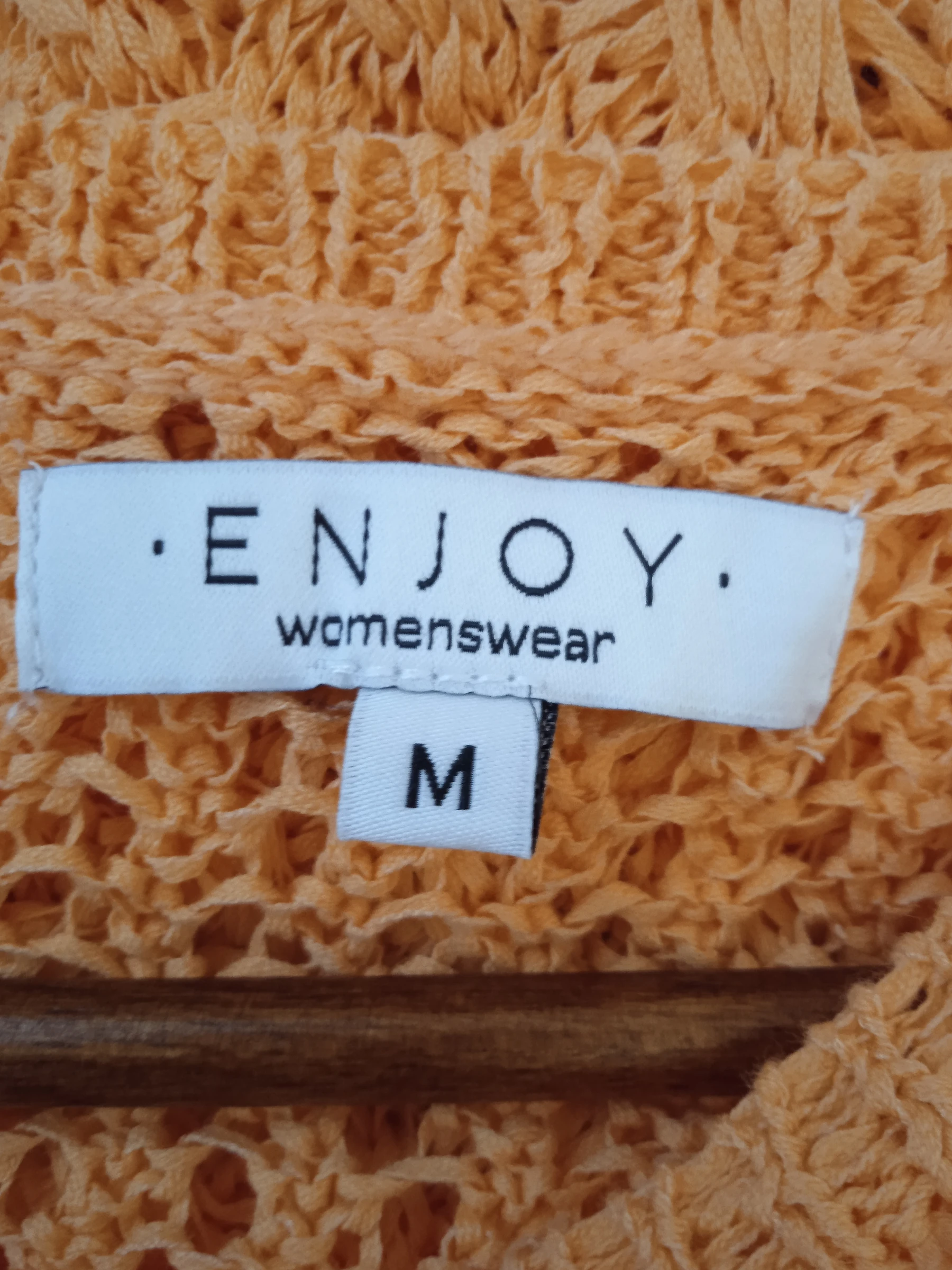 Long fluorescent orange crochet tank top Enjoy size M/38 – photo 4